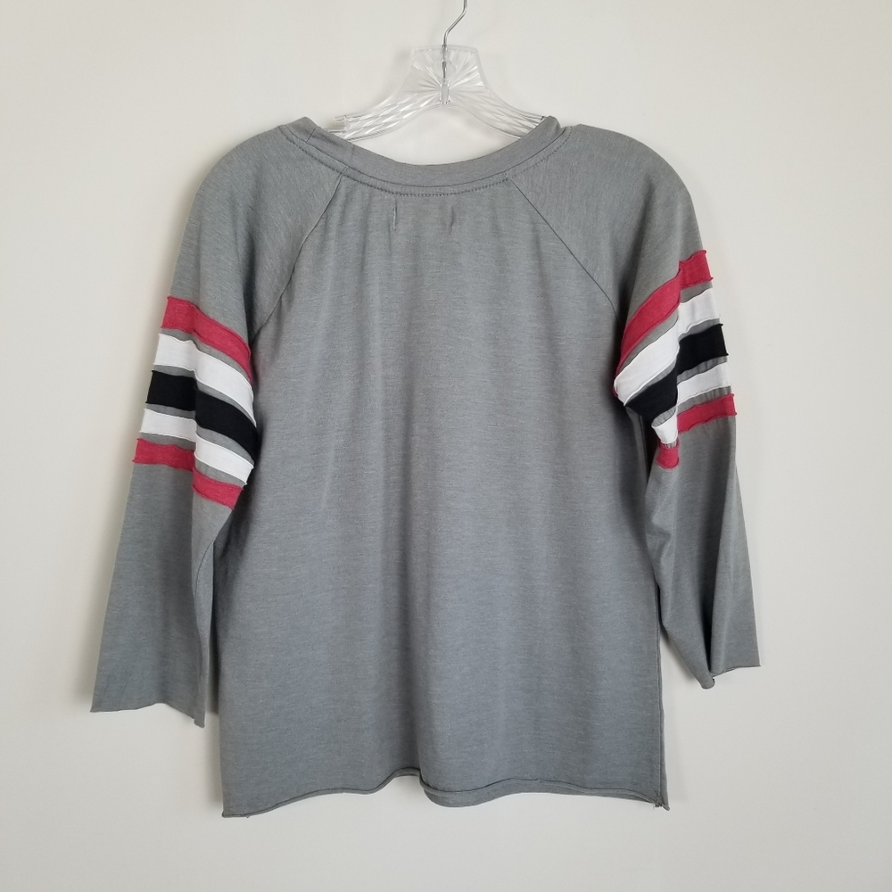 No Comment 3/4 Sleeve Shirt Top Large NWT - Picture 3 of 4